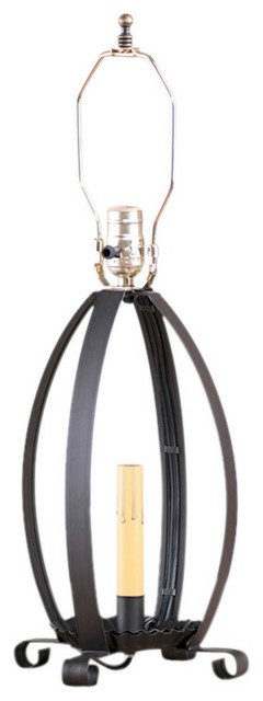 Ceiling Fans |  Betsy Ross Lamp Base In Kettle Black