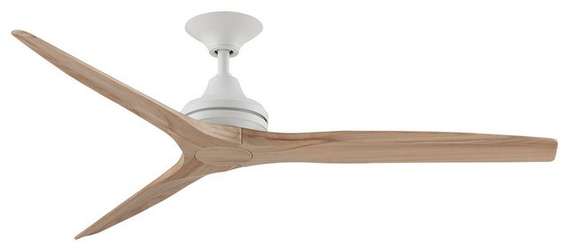 Ceiling Fans |  Fanimation Spitfire Ceiling 48″ Fan, Matte White/Natural