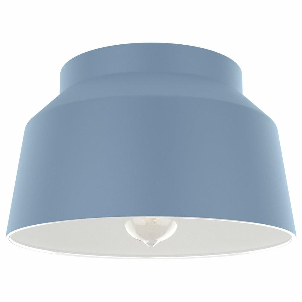 Ceiling Fans |  Hunter Cranbrook 1-Light Flush Mount In Indigo Blue