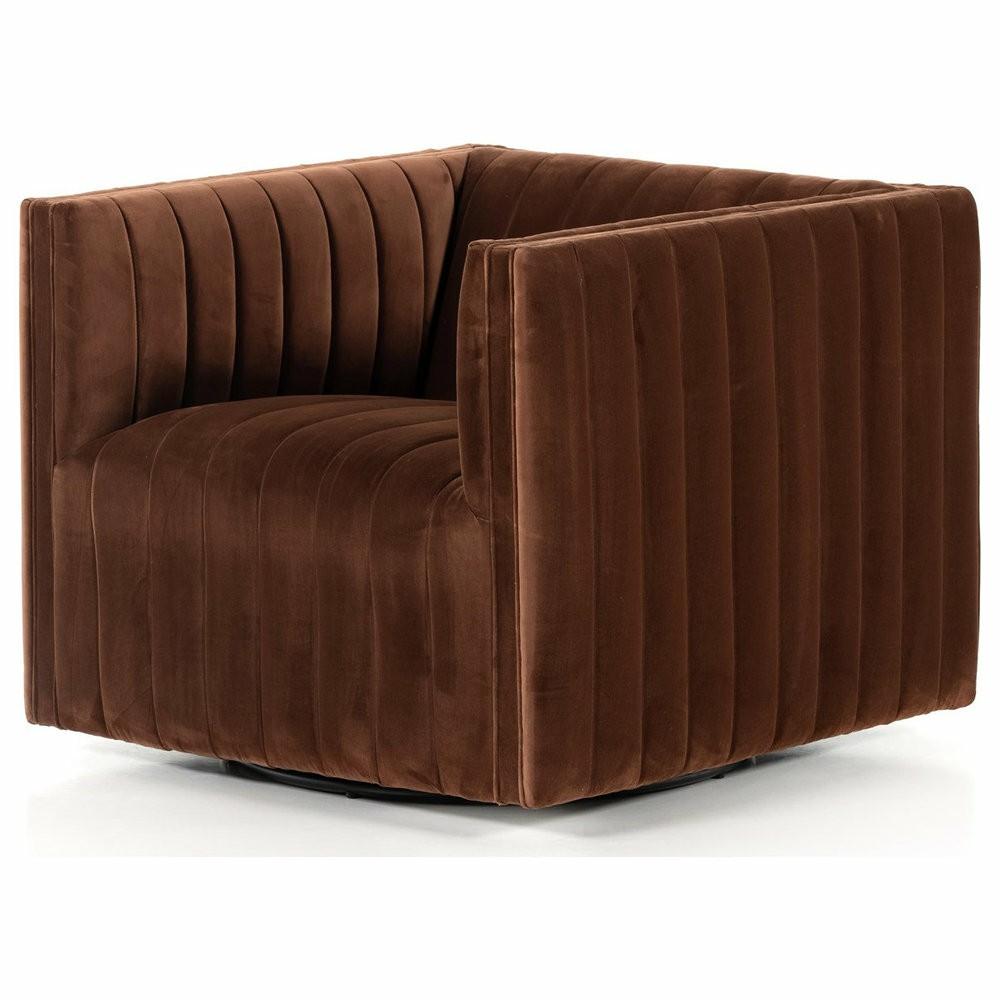 Flush-Mount Lights |  Augustine Swivel Chair-Surrey Auburn