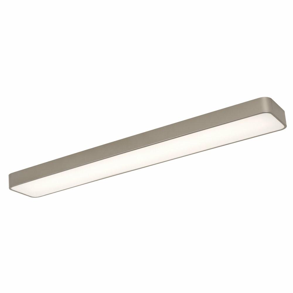 Flush-Mount Lights |  Bailey 46″ Led Linear Flush Mount, Satin Nickel