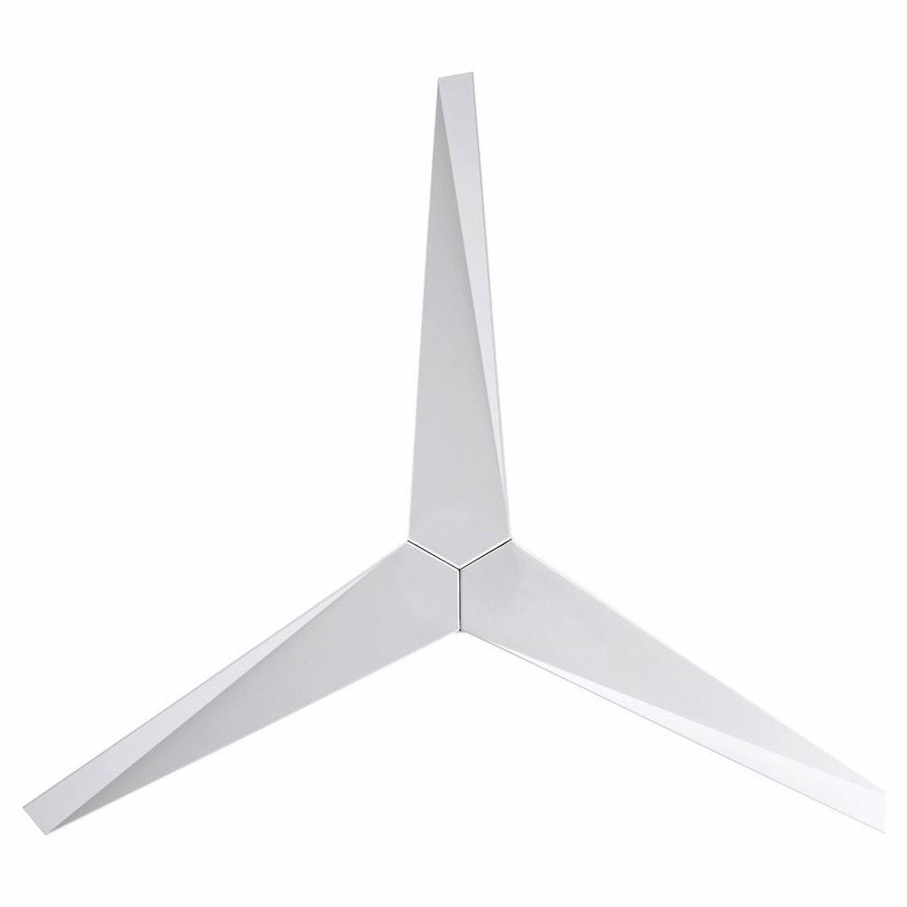 Flush-Mount Lights |  Eliza-H 3 Blade Hugger Paddle Ceiling Fan, Gloss White, Gloss White Blades