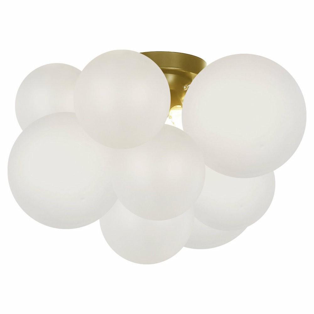 Flush-Mount Lights |  Flush Mount Ceiling Light Miles Integrated Led, Aged Brass