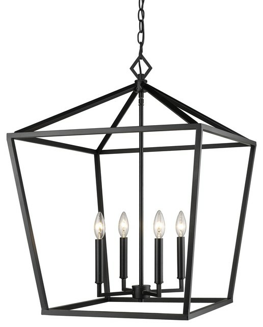 Flush-Mount Lights |  Millennium Lighting Corona Pendant, Matte Black