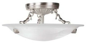 Flush-Mount Lights |  Oasis Ceiling Mount, Brushed Nickel