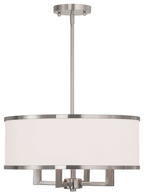 Flush-Mount Lights |  Park Ridge Chandelier, Brushed Nickel