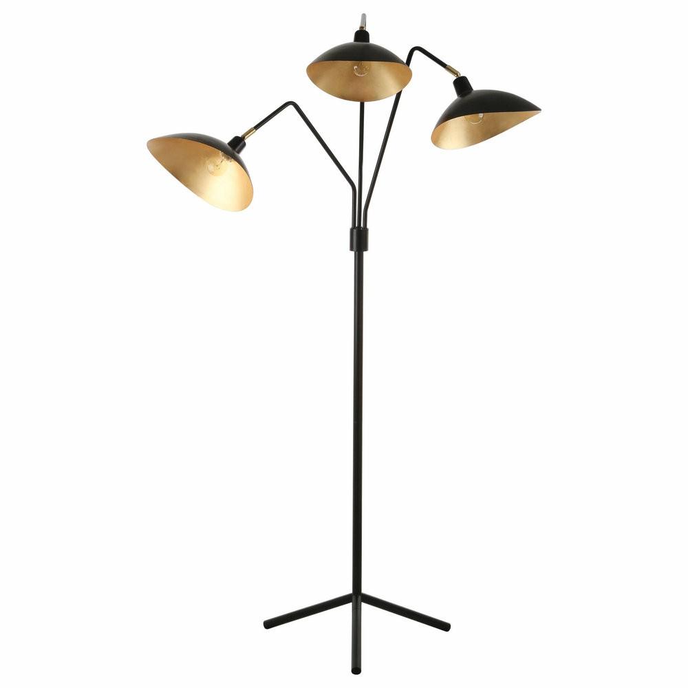 Flush-Mount Lights |  Safavieh Iris 69.5″H Floor Lamp, Black