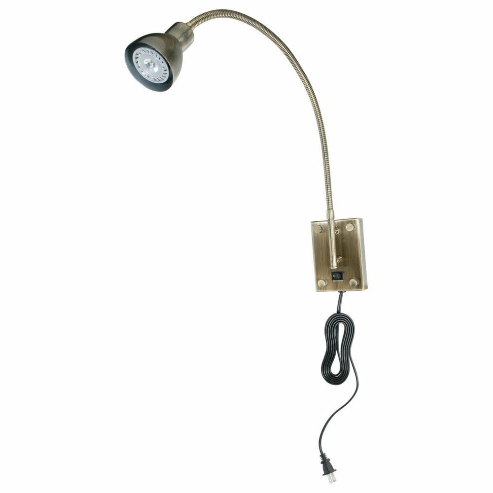 Kitchen Island Lighting |  Antique Bronze Metal Led Gooseneck – Reading Lamp