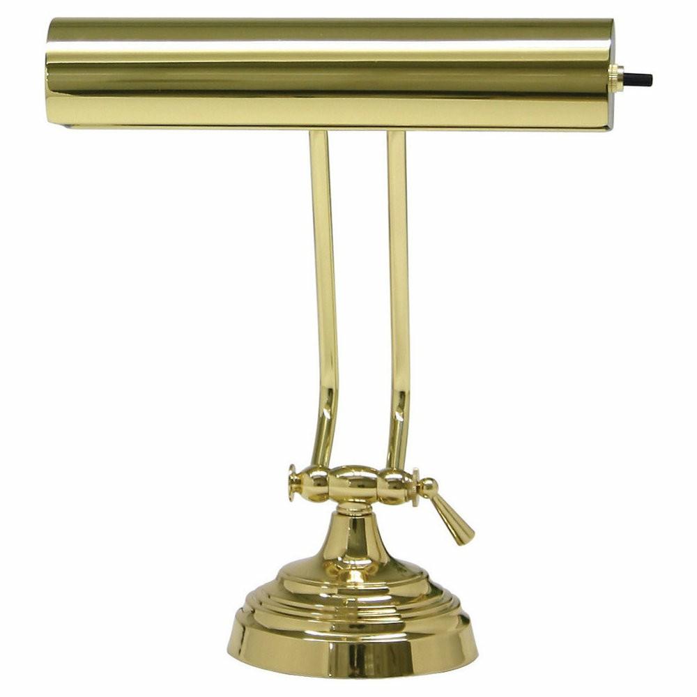 Piano Lamps |  Desk/Piano Lamp 10″ In Polished Brass