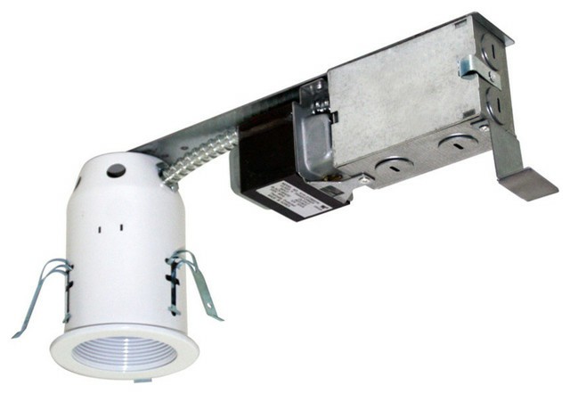 Flush-Mount Lights |  3-Inch Low Voltage Non-Ic Housing For Remodel, Silver