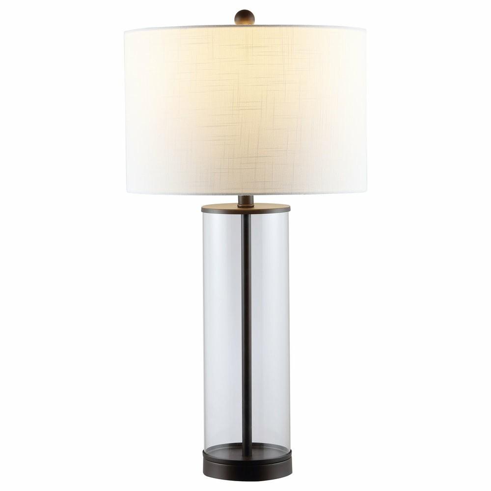 Lamp Sets |  Harper 29″ Glass Led Table Lamp, Oil Rubbed Bronze/Clear