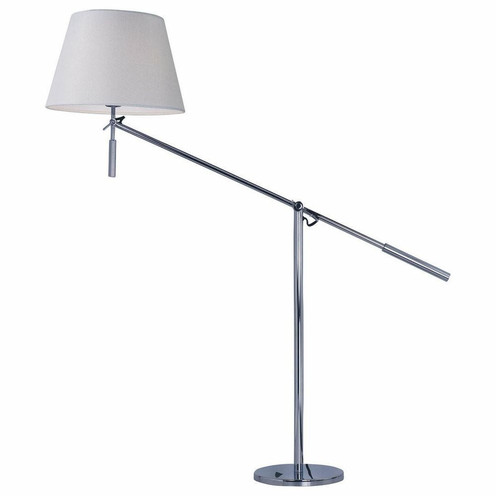 Piano Lamps |  Hotel 28″H 1-Light Led Table Lamp Polished Chrome Finish By Maxim