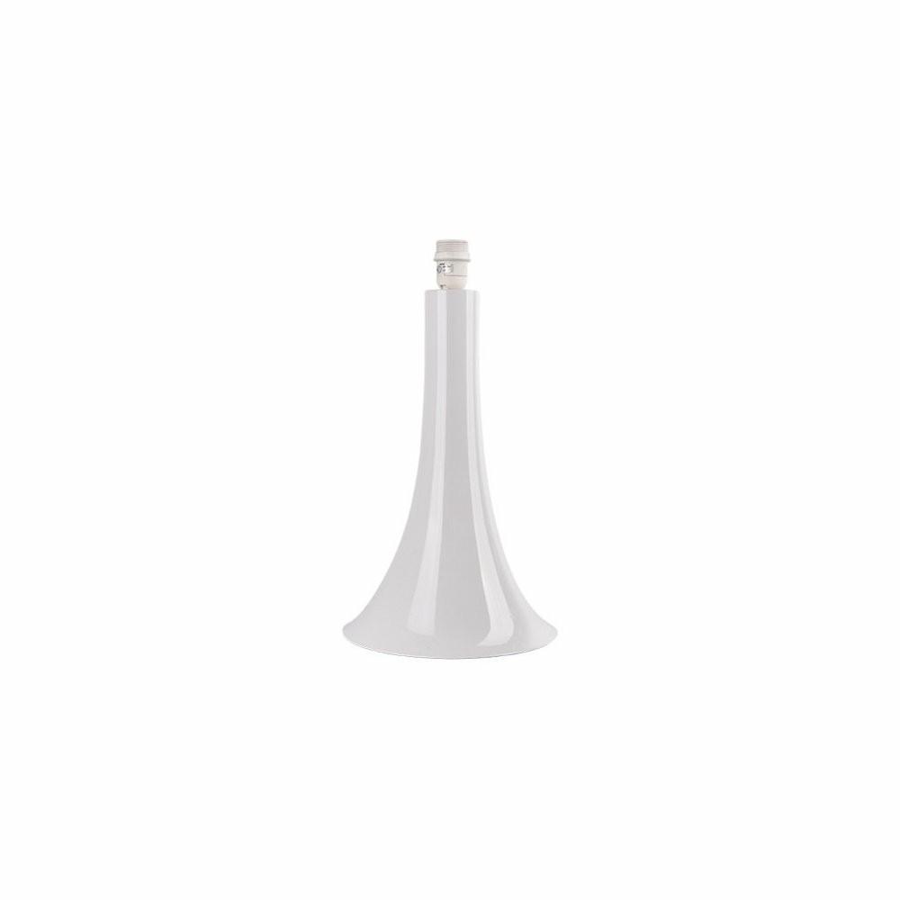 Chandeliers |  Innermost Modern Trumpet Table Lamp Base, White