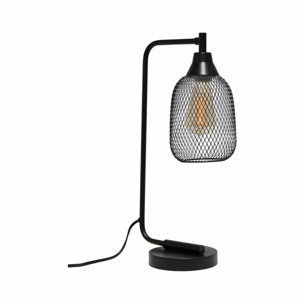 Table Lamps |  Lalia Home Metal Mesh Desk Lamp In Black