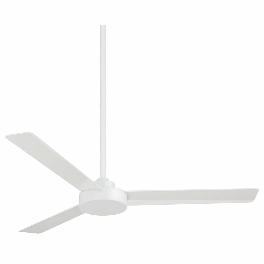 Ceiling Fans |  Minka Aire Roto 52″ Ceiling Fan With 4-Speed Wall Control, Flat White